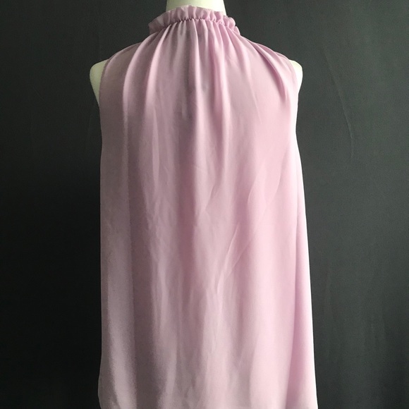 NWOT Naked Zebra Ruffle Mock Neck Tank - Picture 3 of 6